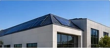 Commercial building with rooftop solar